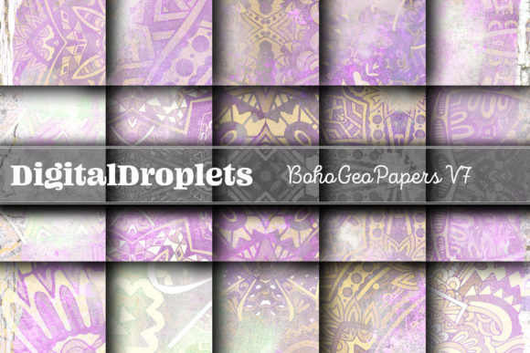Boho Geo Papers Vol. 7: A Designer's Guide to Ethereal Patterns