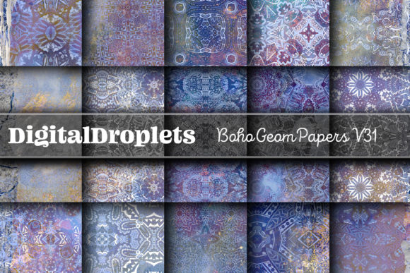 Boho Geom Papers Vol. 31: A Designer's Toolkit for Texture