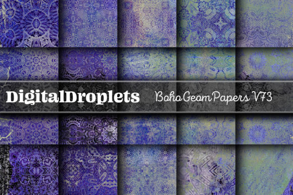 Boho Geom Papers Vol. 73: A Versatile Design Collection