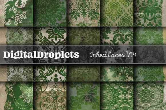 Inked Laces Vol. 14: Vintage Textures for Modern Design