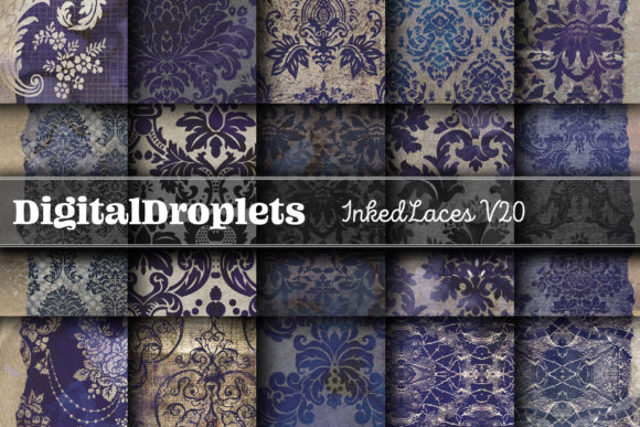 Inked Laces Vol. 20: Vintage Textures for Modern Design