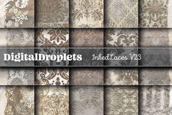 Inked Laces Vol. 23: Vintage Textures for Modern Design