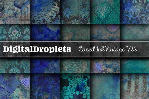 Laced Ink Vintage Vol. 22: Authentic Textured Backgrounds
