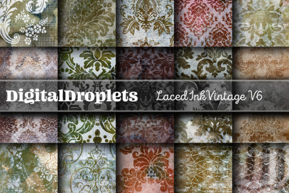 Laced Ink Vintage Vol. 6 Collection: Timeless Design Assets
