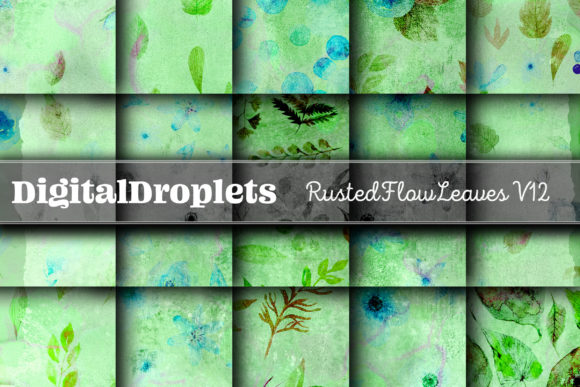 Rusted Flow Leaves Vol. 12: A Designer's Textured Toolkit