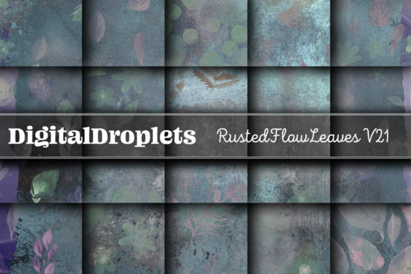 Rusted Flow Leaves Vol. 21: A Designer's Textured Toolkit