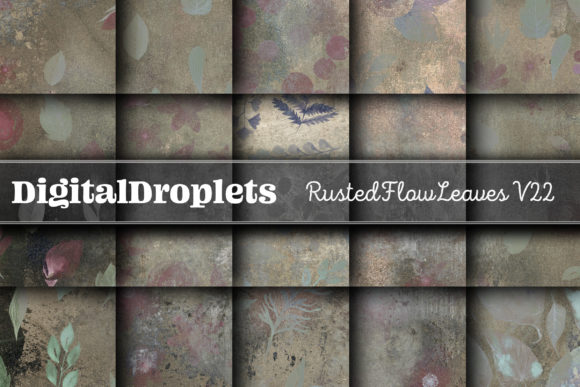 Rusted Flow Leaves Vol. 22: Grungy Textures for Authentic Design