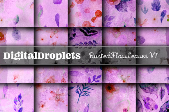 Rusted Flow Leaves Vol. 7: A Textured Design Collection