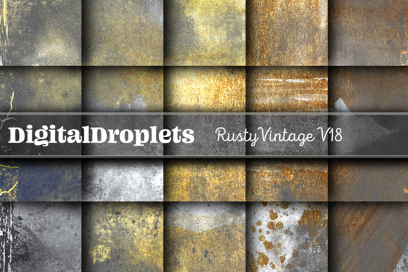 Rusty Vintage Papers Vol.18: Authentic Texture for Modern Design